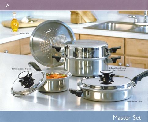 SALADMASTER System 7 Surgical Stainless Steel 7 Piece Cookware Set