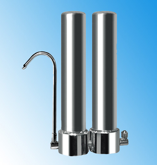 dual
                            stainless steel water filter for fluoride