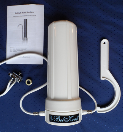 undercounter water purifier with doulton
                          ceramic