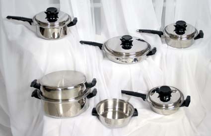 11 pc. Waterless Cookware image 
