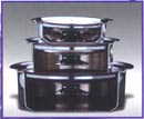 waterless cookware stacking