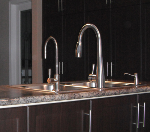 matching kitchen water filter faucet image