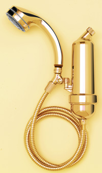Eclipse brass shower and wand
